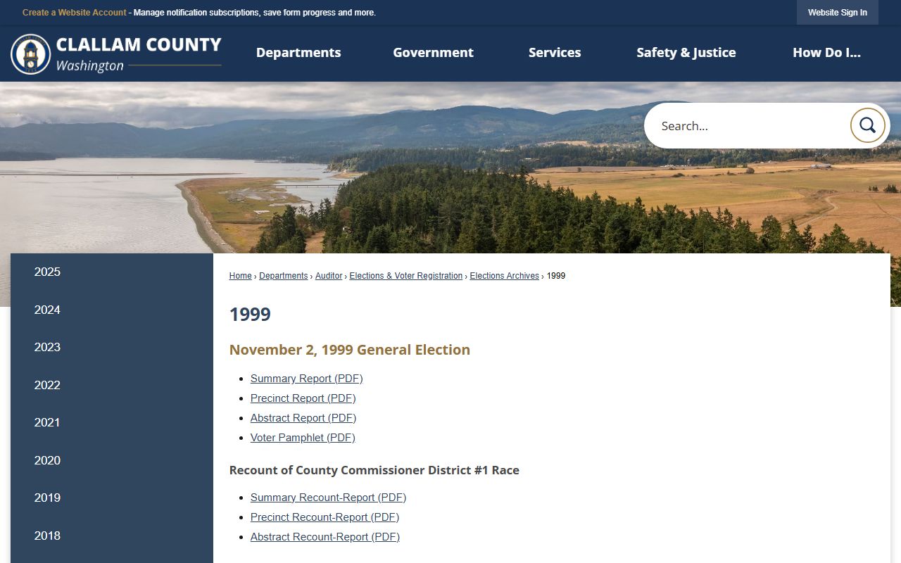 Clallam County Superior Court criminal history records