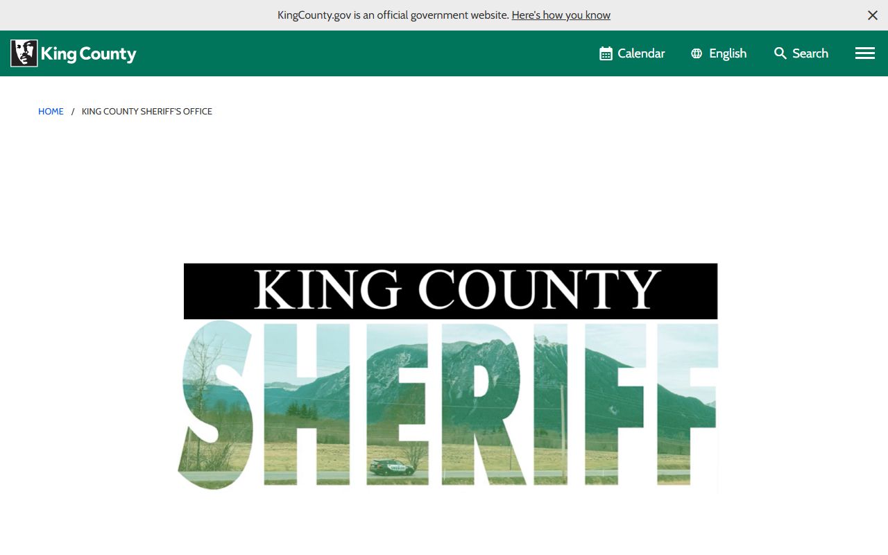 King County criminal history records