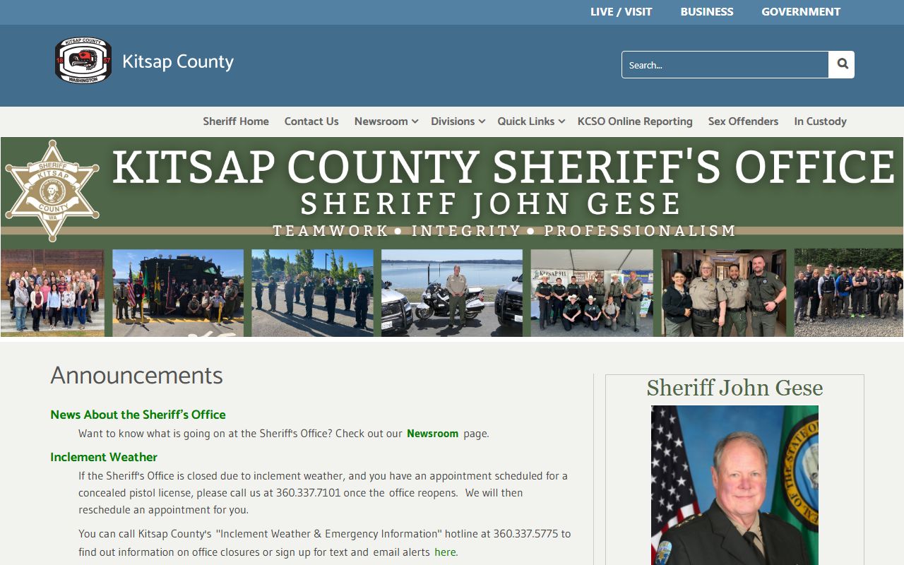 Kitsap County criminal history records