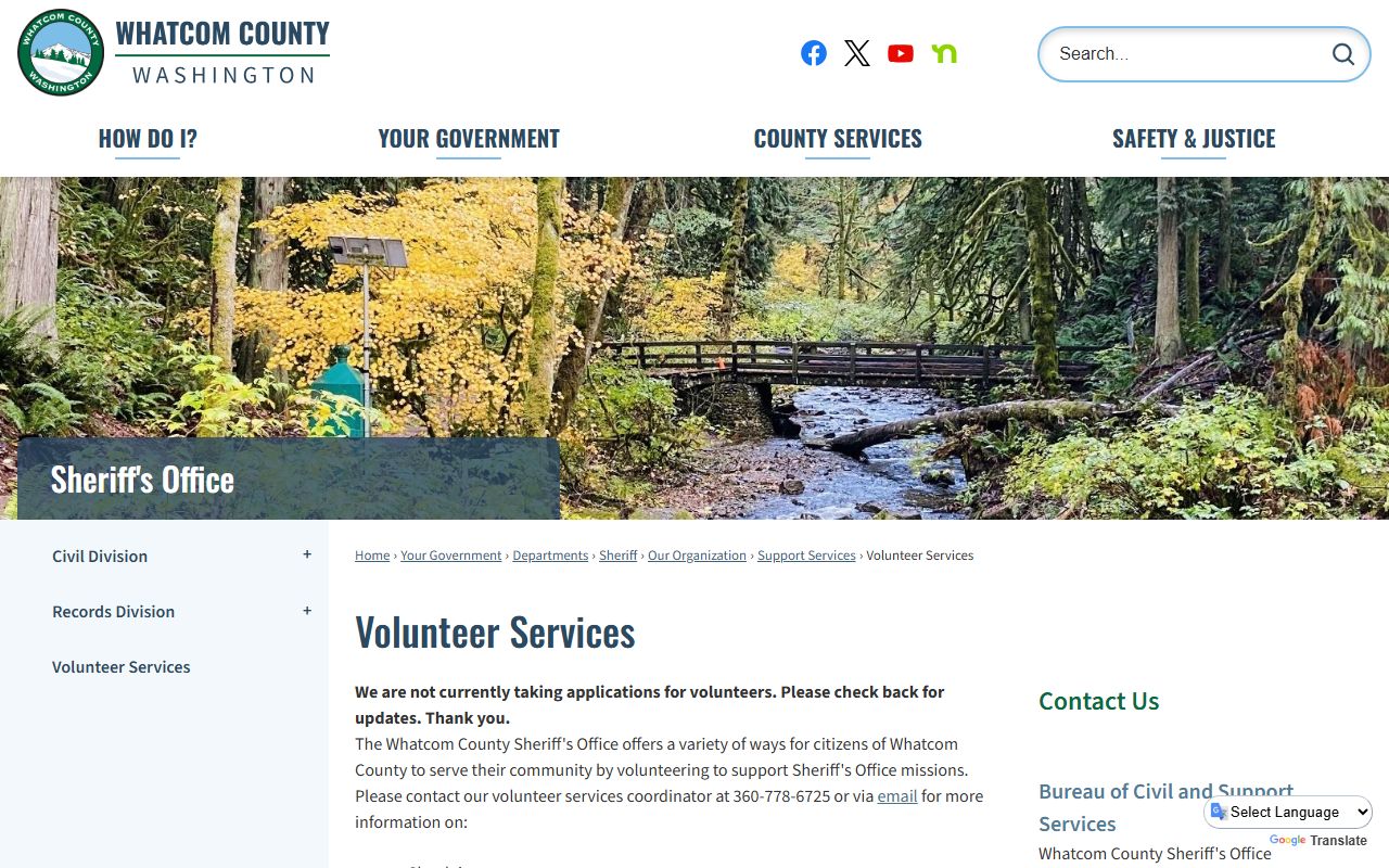 Whatcom County criminal history records