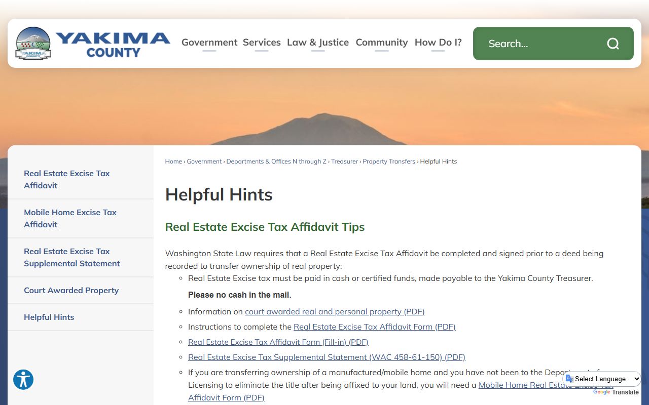 Yakima County criminal history records Sheriff